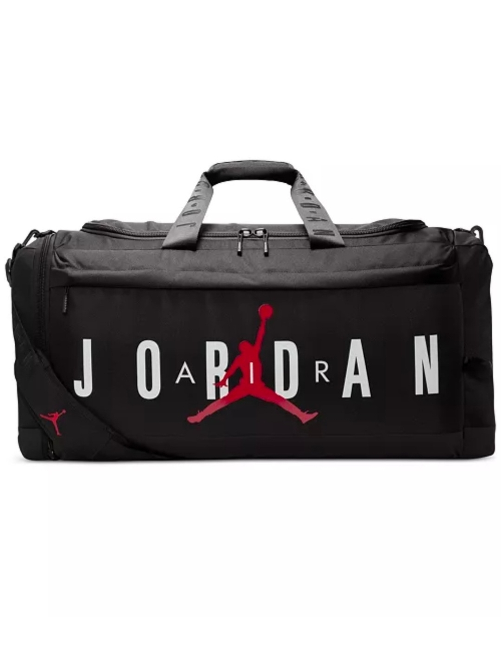 NWT Jordan Jumpman Men’s Black and Red Large Duffle Bag